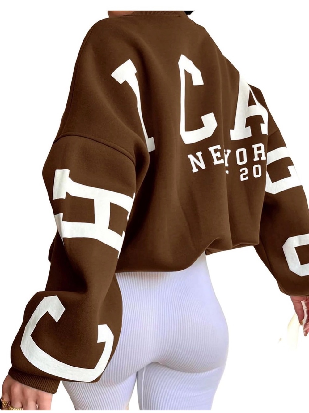 Women’s Chicago Graphic Sweatshirt in Brown